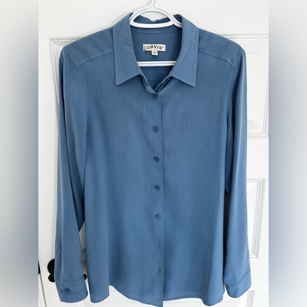 Orvis Light Blue Collared Shirt